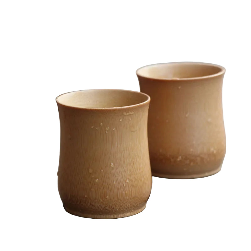 Kinesisk Stil Te Kop i Bambus – 350 ml